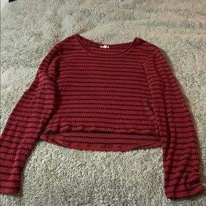 Long sleeve striped shirt. Size XL